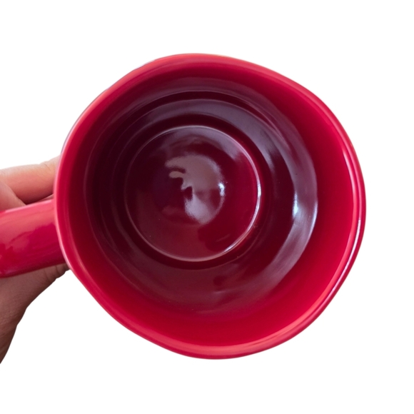 Rae Dunn Disney Princess TRUE LOVE Mug - Red Ceramic Artisan Collection - Picture 3 of 6